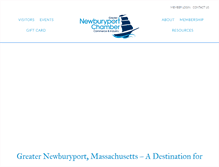 Tablet Screenshot of newburyportchamber.org